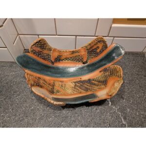Christine Cox Ceramics Handmade Ceramic Art Bowl Textured Studio Pottery